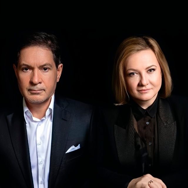 Андрей Безруков и Елена Вавилова